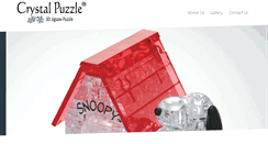 Desktop Screenshot of 3dcrystalpuzzle.com