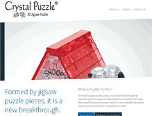 Tablet Screenshot of 3dcrystalpuzzle.com